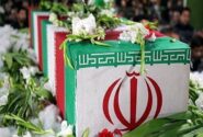 وداع با پیکر دو شهید هوا فضای سپاه استان کرمانشاه