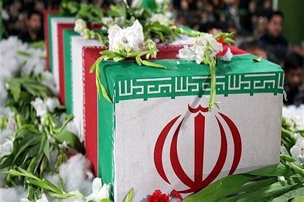 وداع با پیکر دو شهید هوا فضای سپاه استان کرمانشاه