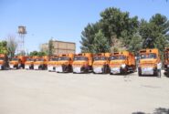 ۱۱ خودروی مکانیزه جدید وارد ناوگان جمع‌آوری زباله کرمانشاه شد