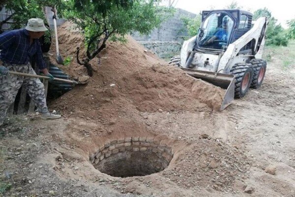 انسداد ۵۴ حلقه چاه غیرمجاز در منطقه میاندربند کرمانشاه